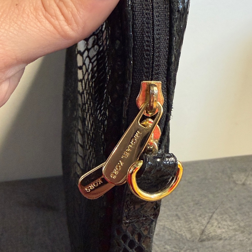 Michael Kors Python Embossed Laptop Sleeve Should… - image 3